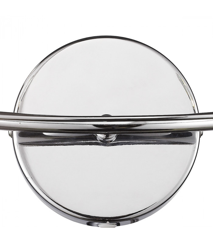 Double Wall Light Polished Chrome Crystal