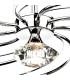 Semi Flush Ceiling Light Light Polished Chrome Crystal, 10x G9
