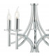 Pendant Light Polished Chrome & Crystal, 5x E14