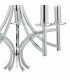 Pendant Light Polished Chrome & Crystal, 5x E14