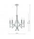 Pendant Light Polished Chrome & Crystal, 5x E14