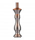 Ball Table Lamp Satin Chrome complete with Round Drum Shade