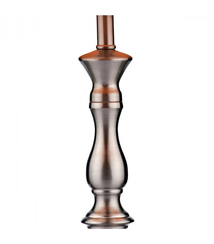 Ball Table Lamp Satin Chrome complete with Round Drum Shade