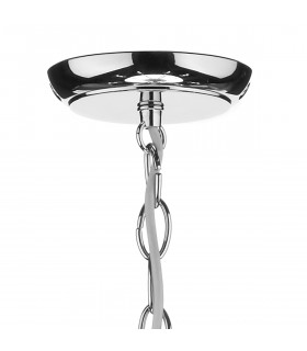 Dual Mount Pendant Light K9 Crystal Polished Chrome, 8x E14