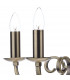 Dual Mount Pendant Light Antique Brass, 5x E14