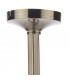Dual Mount Pendant Light Antique Brass, 5x E14