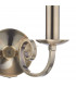Candle Double Wall Light Antique Brass