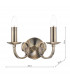 Candle Double Wall Light Antique Brass