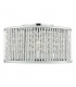 Crystal Flush Ceiling Light Polished Chrome Aluminium,3x G9