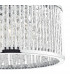 Crystal Flush Ceiling Light Polished Chrome Aluminium,3x G9