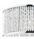 Crystal Flush Ceiling Light Polished Chrome Aluminium,3x G9