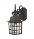 Lantern Wall Light Downlight Black