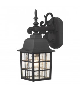 Lantern Wall Light Downlight Black