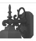 Lantern Wall Light Downlight Black