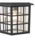 Lantern Wall Light Downlight Black