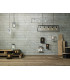 Lantern Rectangle Wall Light Stainless Steel IP44