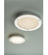 Small LED Flush Ceiling Light Polished Chrome & Crystal Beads IP44