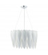 Pendant Light White Ceramic, 3x E27