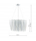 Pendant Light White Ceramic, 3x E27