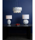 Pendant Light White Ceramic, 3x E27