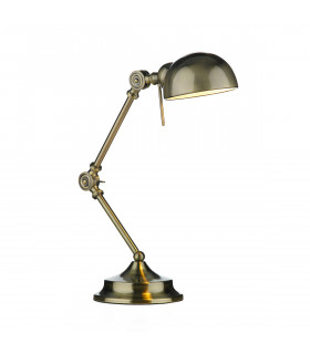 Task Table Lamp Antique Brass