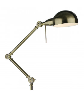 Reading Floor Lamp Antique Brass