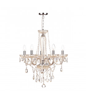 Chandelier Champagne Crystal, 5x E14