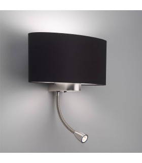 1 Light Indoor Wall Light Matt Nickel, E27 - 1
