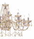 Chandelier Champagne Crystal, 12x E14