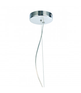 Spherical Ribbon Pendant Light Brushed Copper, 12x G9