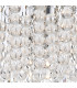 Crystal Flush Ceiling Light Polished Chrome, Clear, 5x G9
