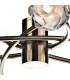 Semi Flush Ceiling Light Light Antique Brass, 8x G9