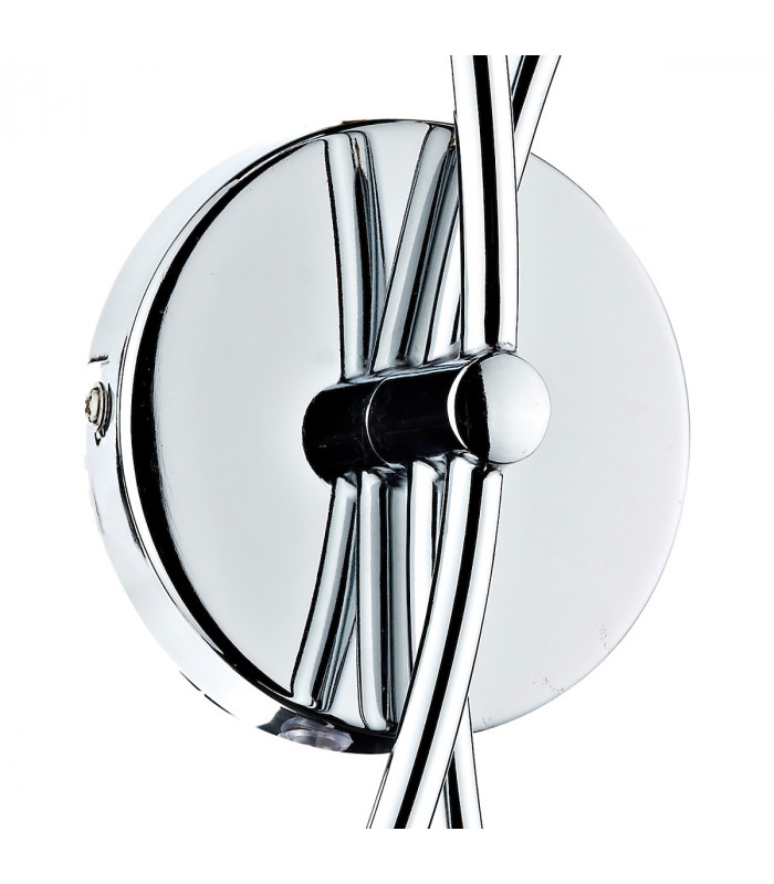 Double Wall Light Polished Chrome