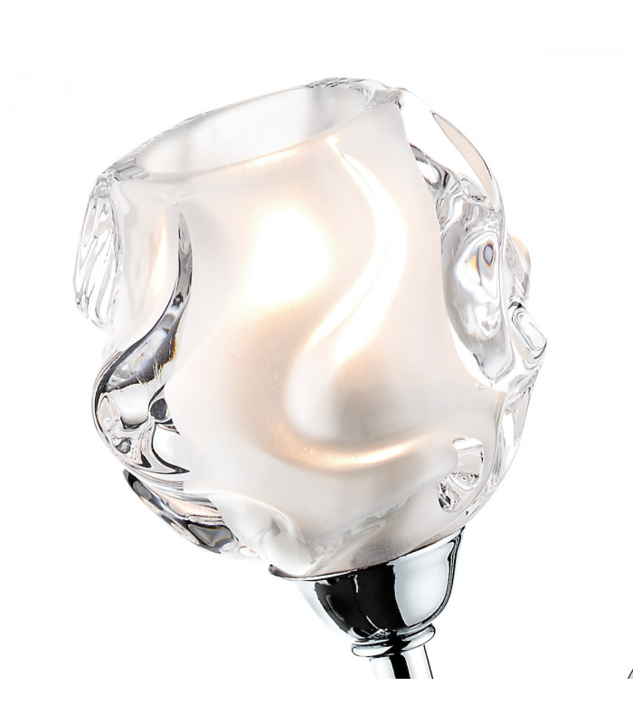 Double Wall Light Polished Chrome