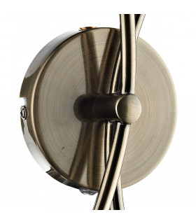 Double Wall Light Antique Brass