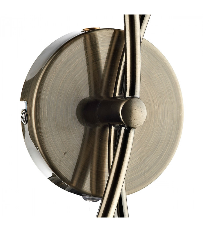 Double Wall Light Antique Brass