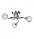 Semi Flush Ceiling Light Light Polished Chrome, 3x G9