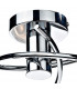 Semi Flush Ceiling Light Light Polished Chrome, 3x G9
