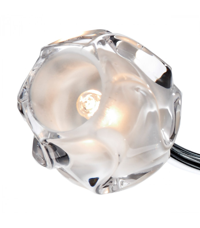 Semi Flush Ceiling Light Light Polished Chrome, 3x G9