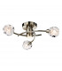 Semi Flush Ceiling Light Light Antique Brass, 3x G9