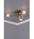 Semi Flush Ceiling Light Light Antique Brass, 3x G9