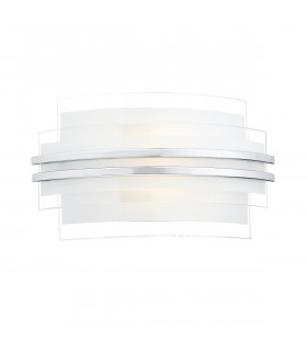 Double Trim LED Wall Light Small