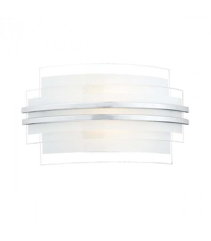 Double Trim LED Wall Light Small