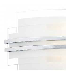 Double Trim LED Wall Light Small