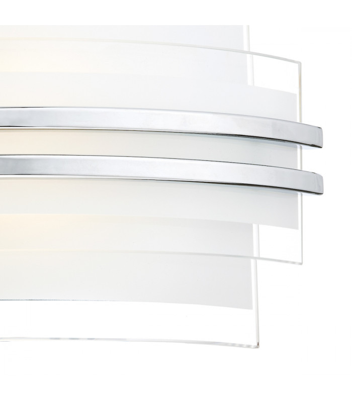Double Trim LED Wall Light Small