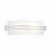 Double Trim LED Wall Light Large