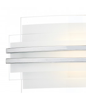 Double Trim LED Wall Light Large