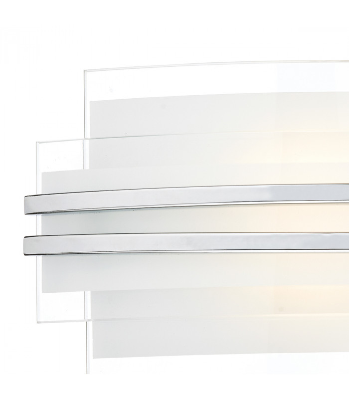 Double Trim LED Wall Light Large