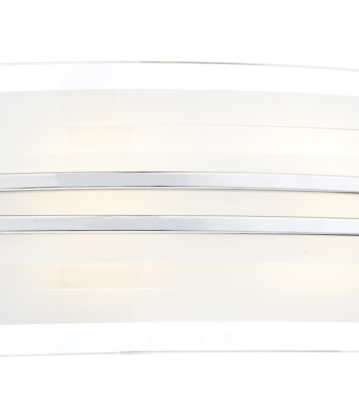 Double Trim LED Wall Light Large