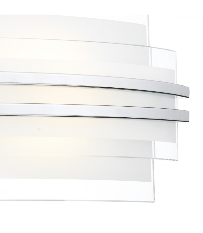 Double Trim LED Wall Light Large